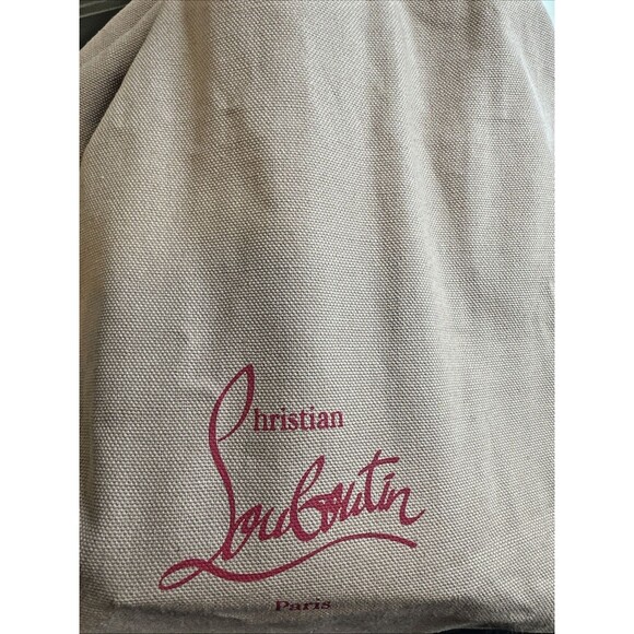 Christian Louboutin Cabata N/S Mini‎ Tote Bag White Red Multi Patent Leather - Picture 7 of 7